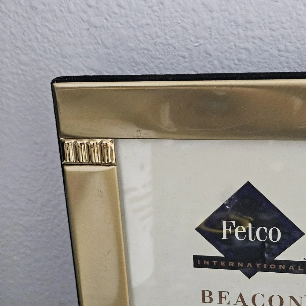 Vintage Fetco Solid Brass Picture Frame 5x7 inches‎